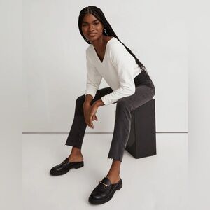 Madewell Stovepipe Jeans in Banberry Wash‎ Raw-Hem Edition High- Rise Size 27